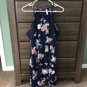 Floral Halter Dress